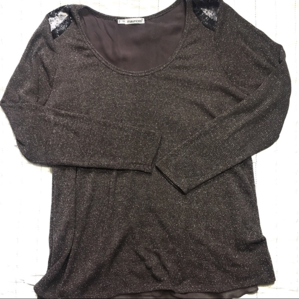 MAURICES | Shimmer Metallic Blouse